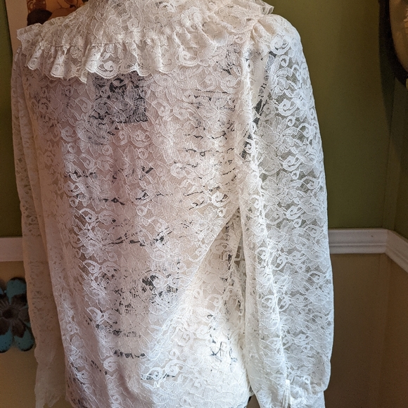 Vintage 80s Alice Stuart blouse - Picture 12 of 13